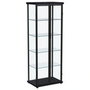 Aero Curio Cabinet with LED Lighting