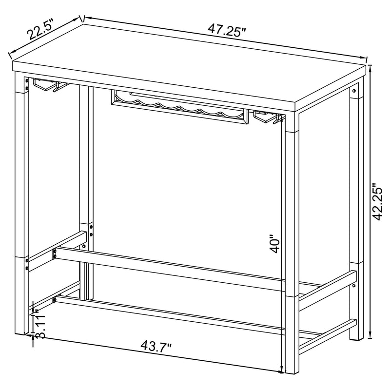 Norcrest Bar Table