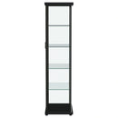 Aero Curio Cabinet with LED Lighting