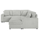 Devonshire Pull-Out Sleeper Sectional Sofa