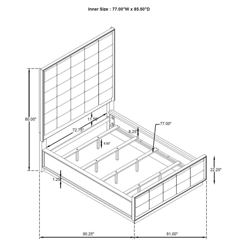 Durango 4 Pc Bedroom Set