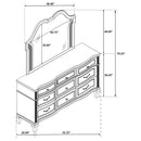 Evangeline Dresser with Mirror