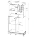 Mendoza Bar Cabinet