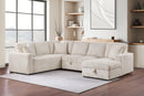 Devonshire Pull-Out Sleeper Sectional Sofa
