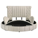 Sonya Panel Floor Storage Bed