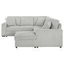 Devonshire Pull-Out Sleeper Sectional Sofa