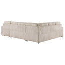 Devonshire Pull-Out Sleeper Sectional Sofa