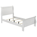 Louis Philippe Sleigh Panel Bed