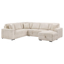 Devonshire Pull-Out Sleeper Sectional Sofa