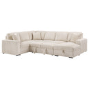 Devonshire Pull-Out Sleeper Sectional Sofa