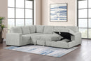 Devonshire Pull-Out Sleeper Sectional Sofa