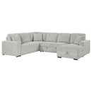 Devonshire Pull-Out Sleeper Sectional Sofa