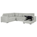 Devonshire Pull-Out Sleeper Sectional Sofa