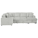 Devonshire Pull-Out Sleeper Sectional Sofa