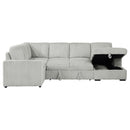 Devonshire Pull-Out Sleeper Sectional Sofa