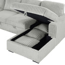 Devonshire Pull-Out Sleeper Sectional Sofa