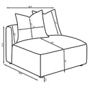 Jennifer Armless Chair