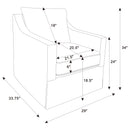 Winter Swivel Accent Chair