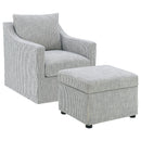 Winter Swivel Accent Chair