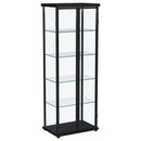Aero Curio Cabinet with LED Lighting