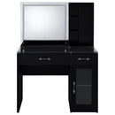 Flora Makeup Vanity Table with LED Mirror and Stool