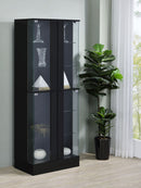 Cabra Curio Cabinet with LED Lighting