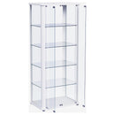 Aero Curio Cabinet with LED Lighting