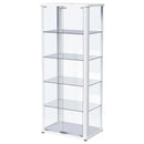 Aero Curio Cabinet with LED Lighting