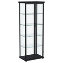 Aero Curio Cabinet with LED Lighting