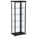 Aero Curio Cabinet with LED Lighting