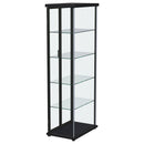 Aero Curio Cabinet with LED Lighting