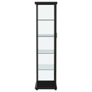 Aero Curio Cabinet with LED Lighting