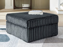 Midnight-Madness Oversized Accent Ottoman