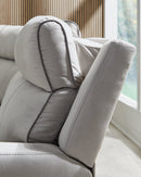 Social Pointe Reclining Sectional with Storage Console