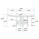 Lavon Counter Height Extension Dining Table