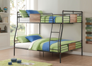 Brantley Sandy Black & Dark Bronze Hand-Brushed Full XL/Queen Bunk Bed