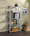 Jurgen Faux Concrete & Silver Bookshelf