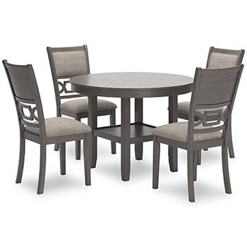 Wrenning Dining Table and 4 Chairs (Set of 5)