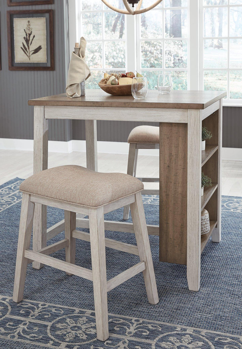 Skempton Counter Height Dining Table and Bar Stools (Set of 3)