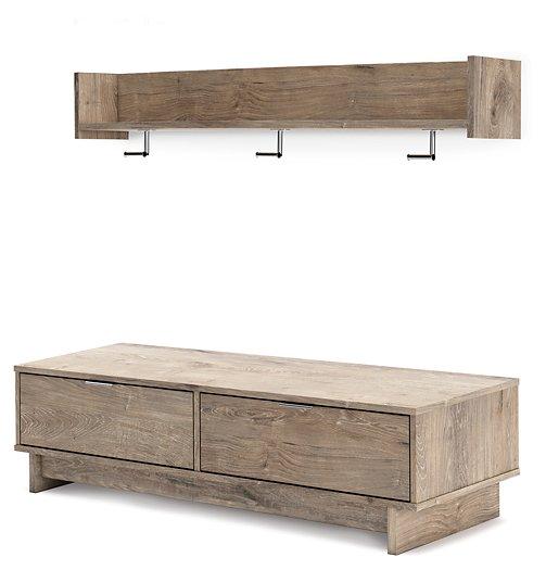 Oliah Bench with Coat Rack