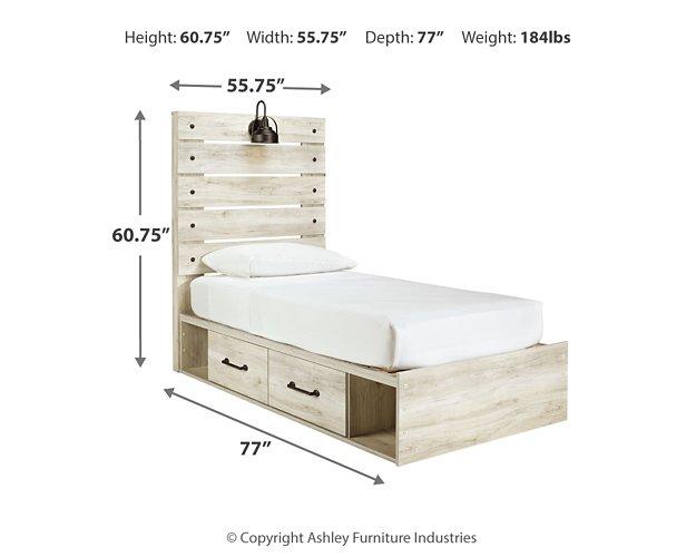 Cambeck Bed with 2 Storage Drawers