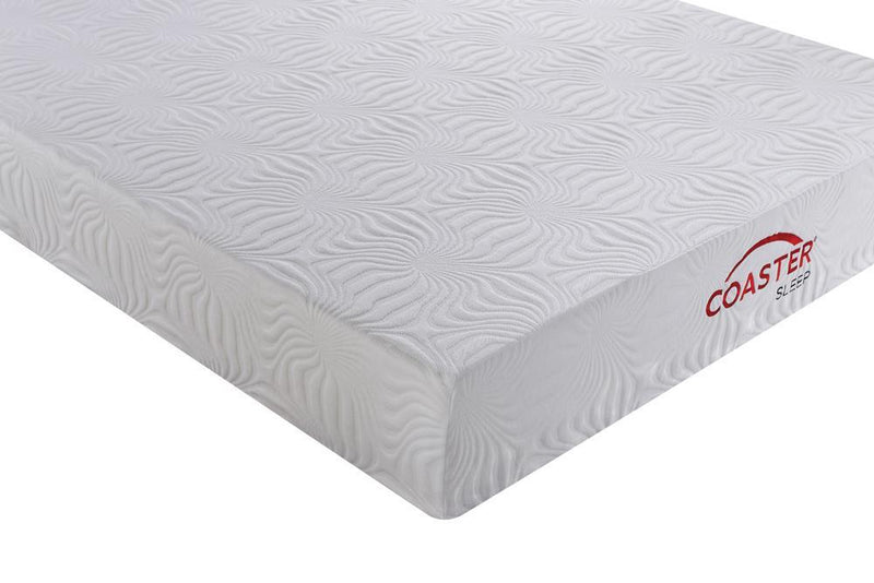 Key Eastern King Memory Foam Mattress White