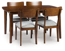 Tameride Dining Table and 4 Chairs (Set of 5)