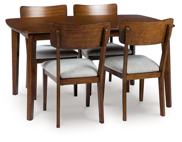Tameride Dining Table and 4 Chairs (Set of 5)