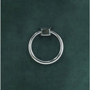 Dekel Green Fabric & Stainless Steel Side Chair