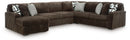 Midnight-Madness Sectional with Chaise
